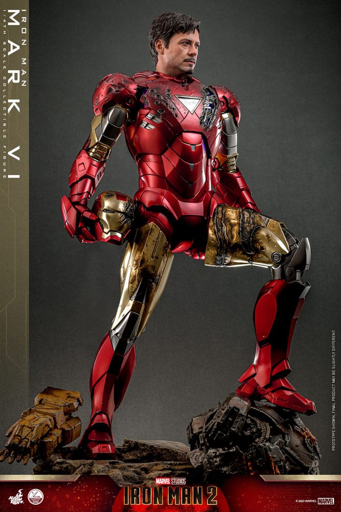 Hot Toys Iron Man 2 Iron Man Mark VI 1/4 Actionfigur