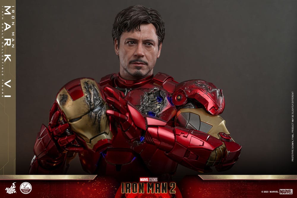 Hot Toys Iron Man 2 Iron Man Mark VI 1/4 Actionfigur