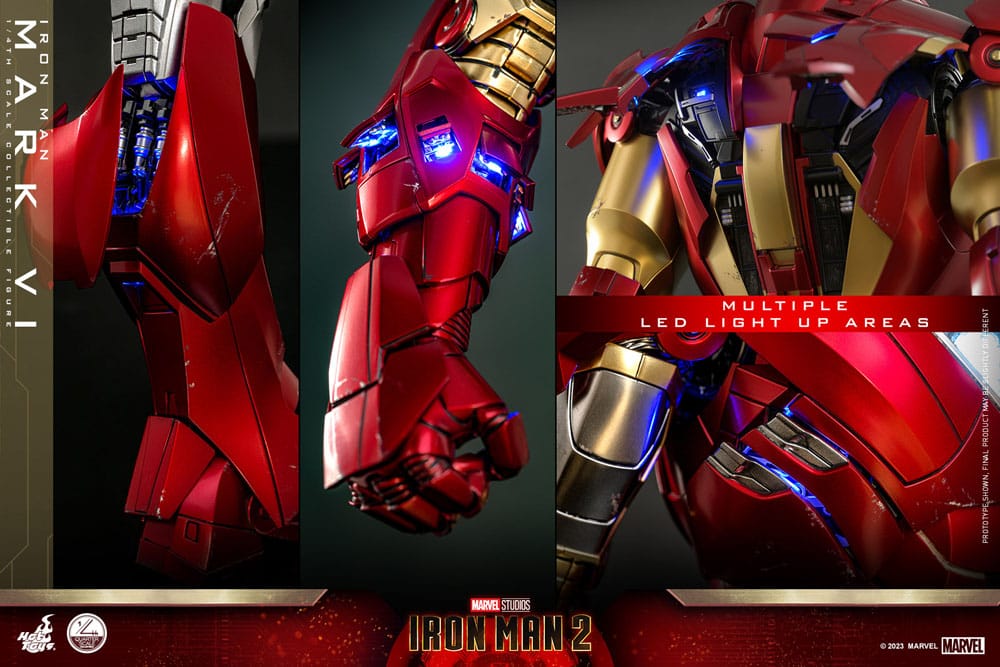 Hot Toys Iron Man 2 Iron Man Mark VI 1/4 Actionfigur
