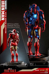 Hot Toys Iron Man 3 Iron Man Mark VII (Open Armor Version) 1/6 Diorama Actionfigur