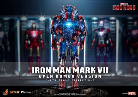 Hot Toys Iron Man 3 Iron Man Mark VII (Open Armor Version) 1/6 Diorama Actionfigur