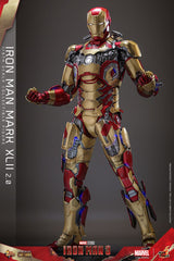 Hot Toys Iron Man 3 Iron Man Mark XLII (2.0) Diecast 1/6 Actionfigur