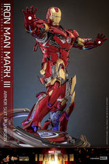 Hot Toys Iron Man Mark III (Armor Suit Up Version) Diecast 1/6 Actionfigur