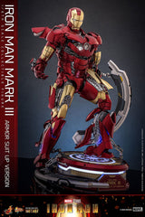 Hot Toys Iron Man Mark III (Armor Suit Up Version) Diecast 1/6 Actionfigur