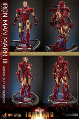 Hot Toys Iron Man Mark III (Armor Suit Up Version) Diecast 1/6 Actionfigur