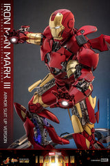Hot Toys Iron Man Mark III (Armor Suit Up Version) Diecast 1/6 Actionfigur