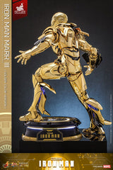 Hot Toys Iron Man Mark III (Gold Color Version) Exclusive Diecast 1/6 Actionfigur