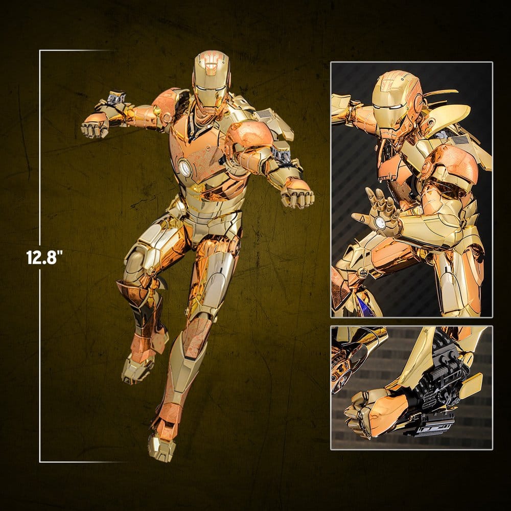 Hot Toys Iron Man Mark III Golden Version Hot Toys Exclusive 1/6 Actionfigur