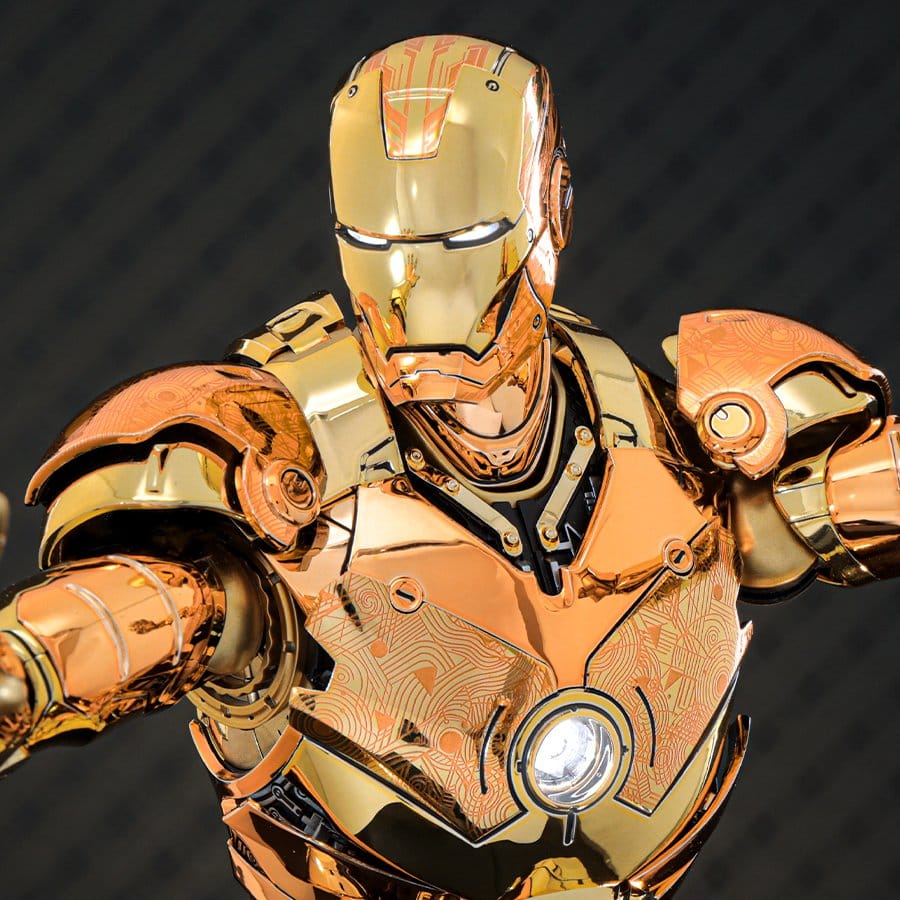 Hot Toys Iron Man Mark III Golden Version Hot Toys Exclusive 1/6 Actionfigur