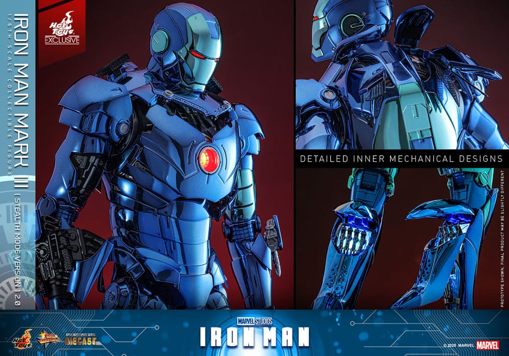 Hot Toys Iron Man Mark III Stealth Mode Ver. 1/6 Actionfigur