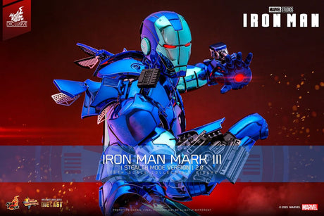 Hot Toys Iron Man Mark III (Stealth Mode Ver.) 2.0 Diecast Exclusive 1/6 Actionfigur