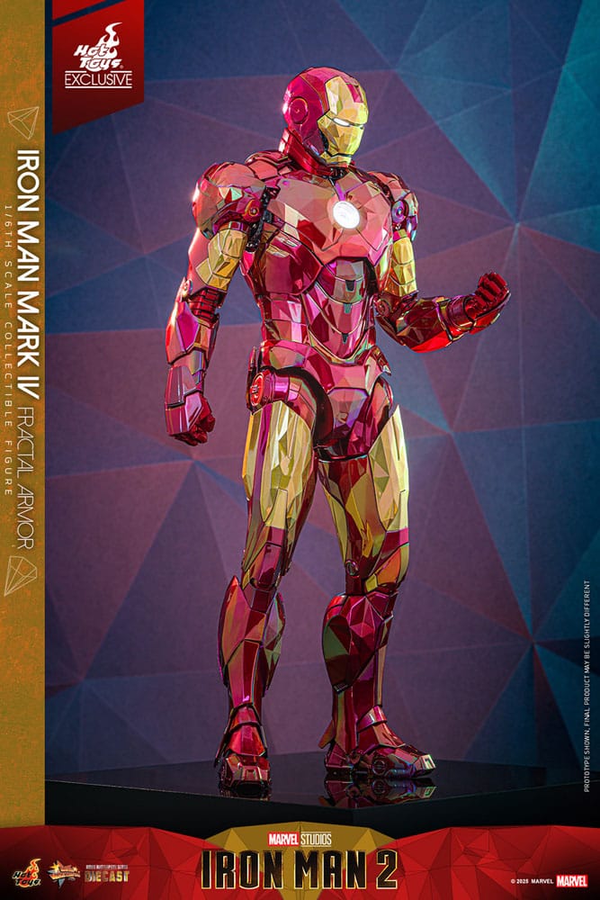 Hot Toys Iron Man Mark VI (Fractal Armor) Diecast Exclusive 1/6 Actionfigur