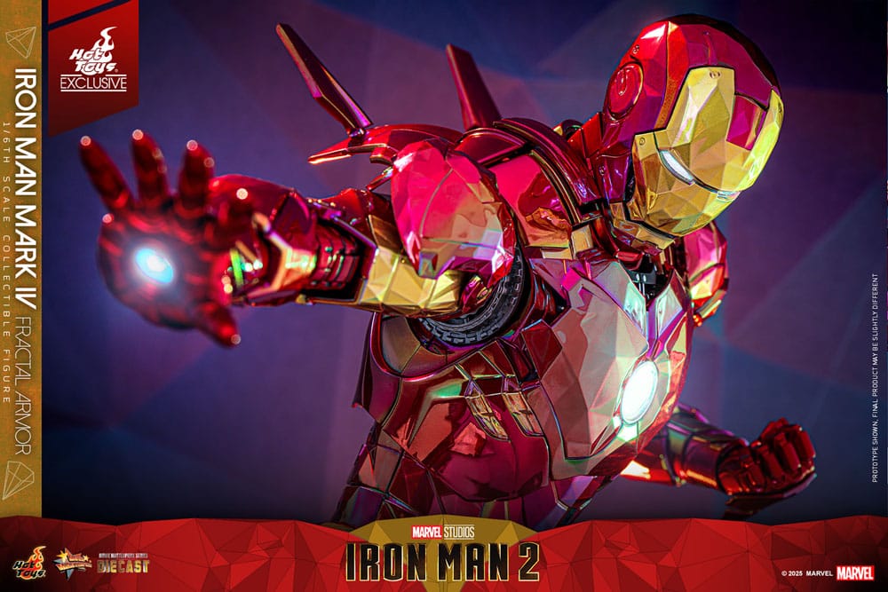 Hot Toys Iron Man Mark VI (Fractal Armor) Diecast Exclusive 1/6 Actionfigur