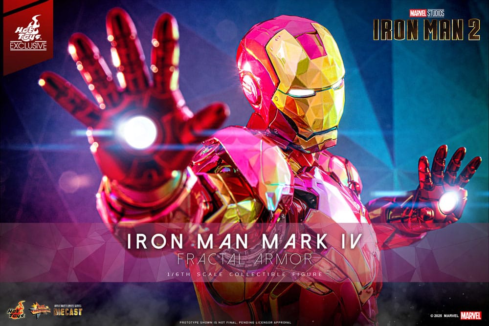 Hot Toys Iron Man Mark VI (Fractal Armor) Diecast Exclusive 1/6 Actionfigur