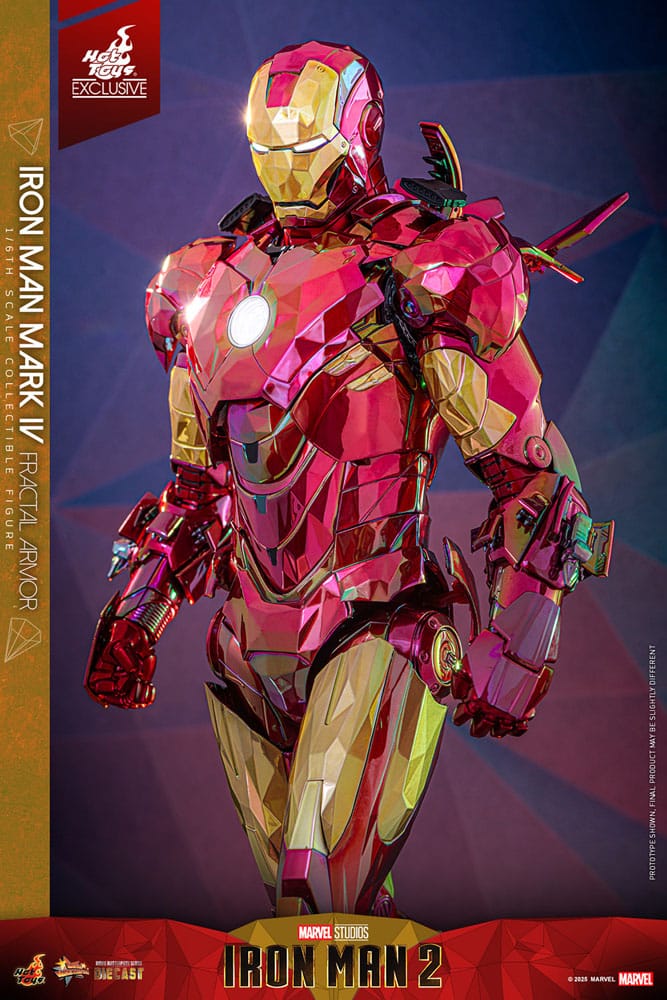 Hot Toys Iron Man Mark VI (Fractal Armor) Diecast Exclusive 1/6 Actionfigur