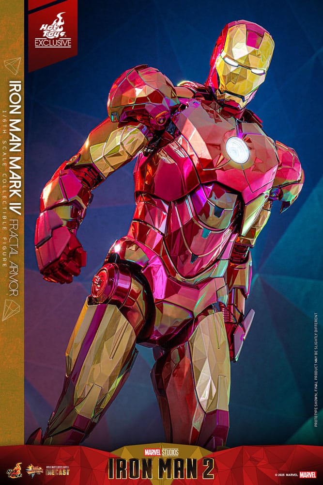 Hot Toys Iron Man Mark VI (Fractal Armor) Diecast Exclusive 1/6 Actionfigur