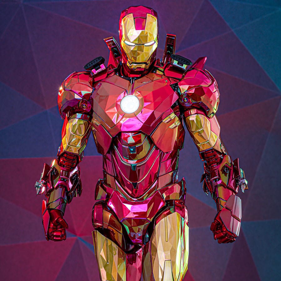 Hot Toys Iron Man Mark VI (Fractal Armor) Diecast Exclusive 1/6 Actionfigur