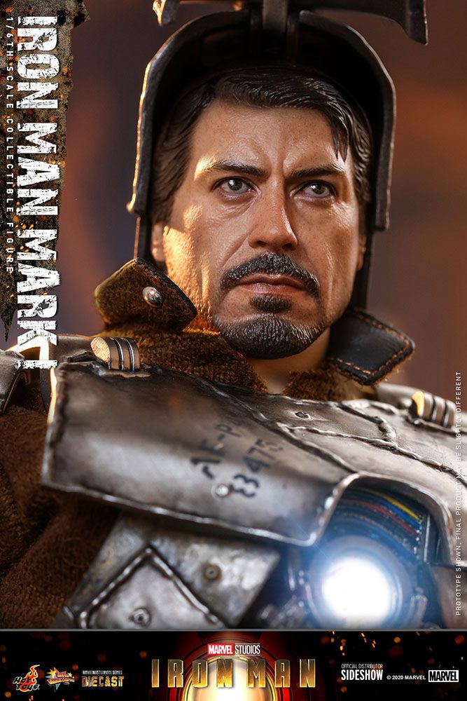 Hot Toys Iron Man Movie Masterpiece Actionfigur 1/6 Iron Man Mark I 30 cm