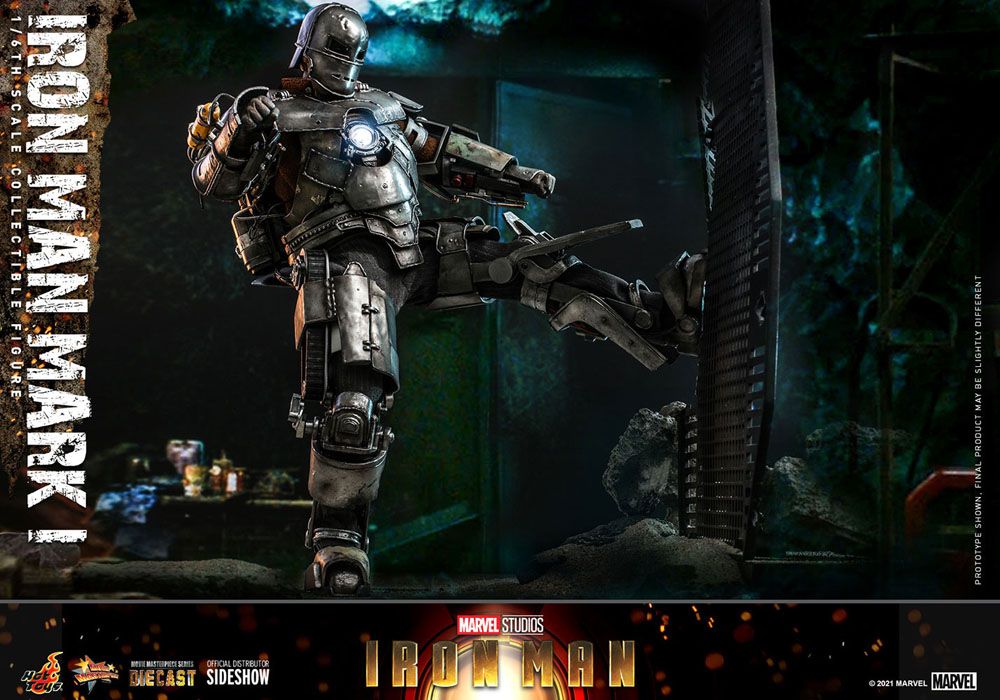 Hot Toys Iron Man Movie Masterpiece Actionfigur 1/6 Iron Man Mark I 30 cm