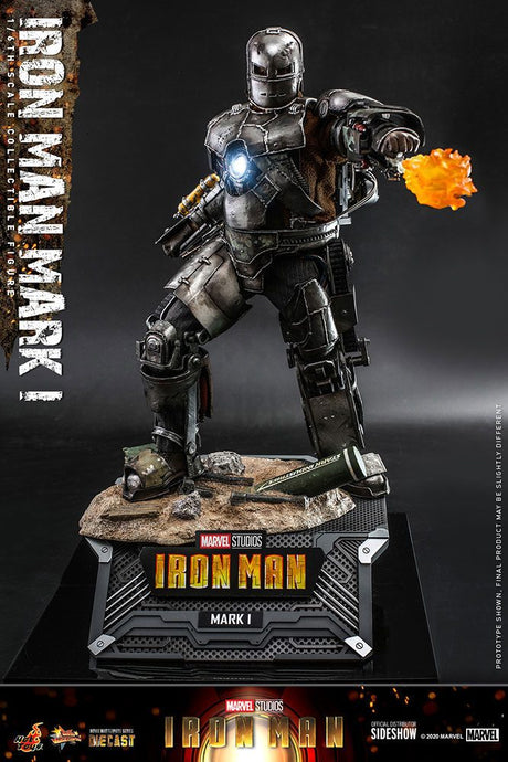 Hot Toys Iron Man Movie Masterpiece Actionfigur 1/6 Iron Man Mark I 30 cm