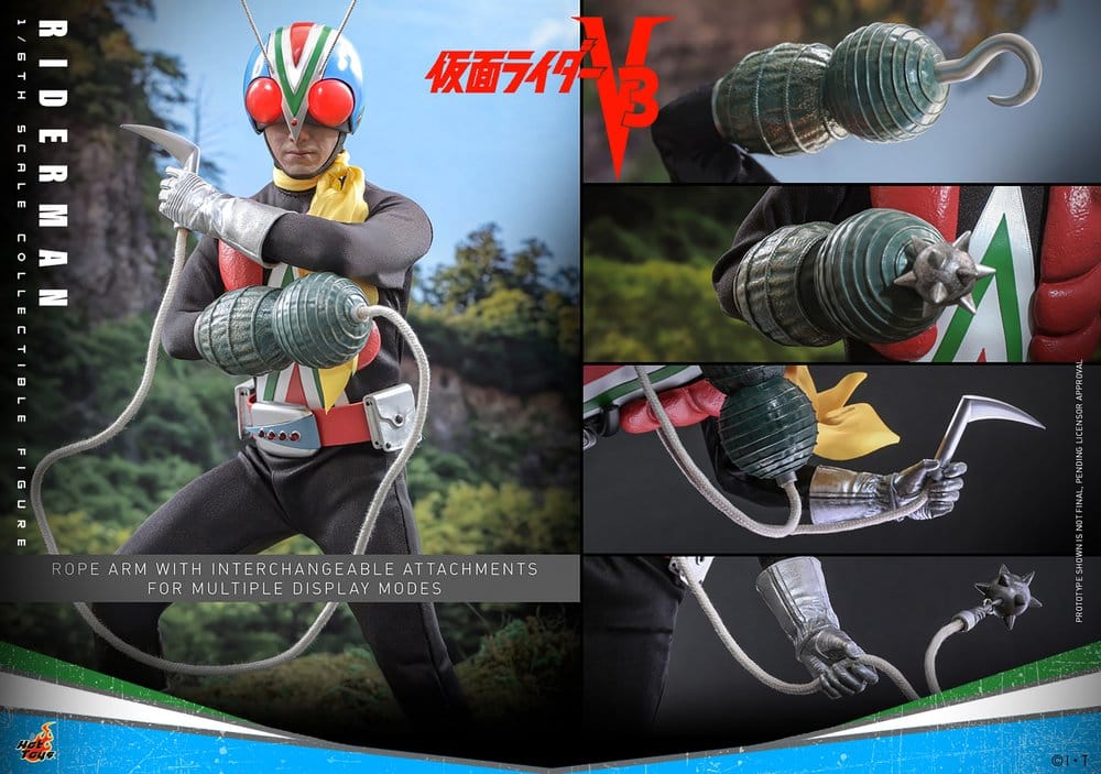 Hot Toys Kamen Rider Actionfigur 1/6 Riderman 30 cm