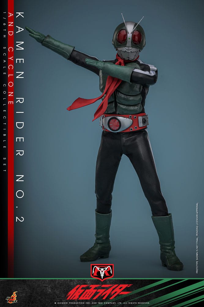 Hot Toys Kamen Rider No. 2 und Cylone 1/6 Actionfigur