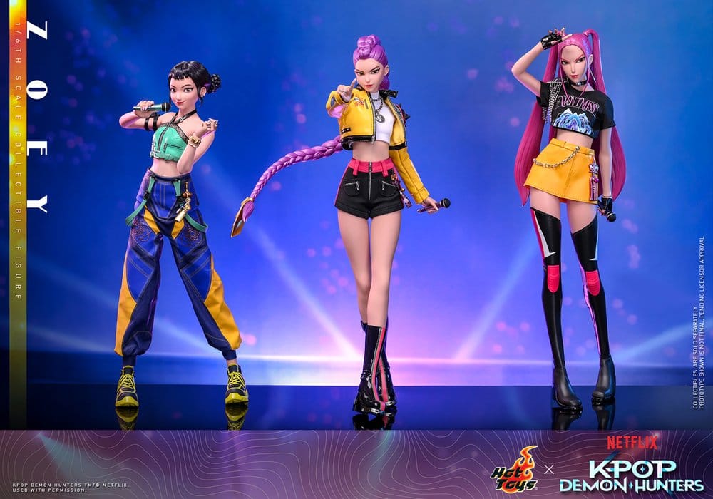Hot Toys KPop Demon Hunters Zoey 1/6 Actionfigur
