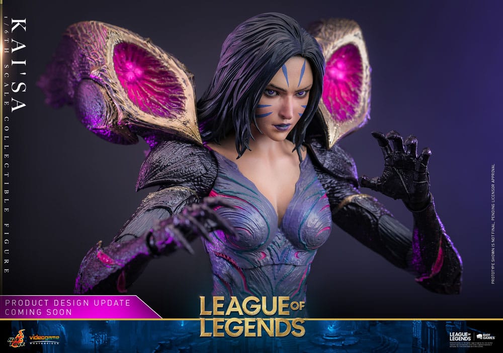 Hot Toys League of Legends Kai’Sa Video Game Masterpiece 1/6 Actionfigur 29 cm