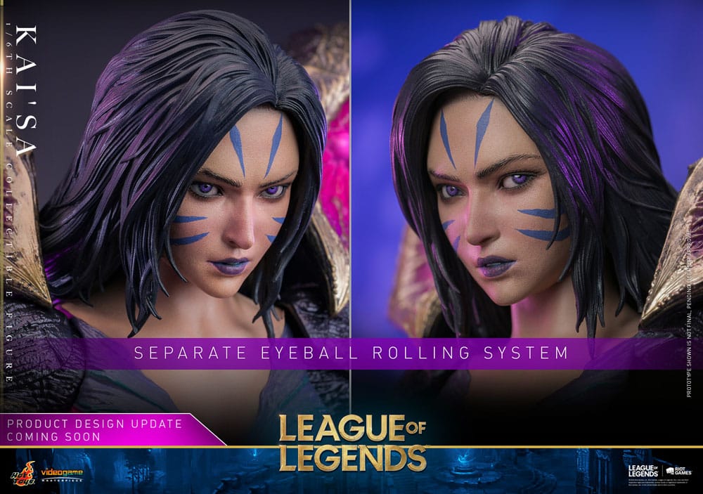 Hot Toys League of Legends Kai’Sa Video Game Masterpiece 1/6 Actionfigur 29 cm
