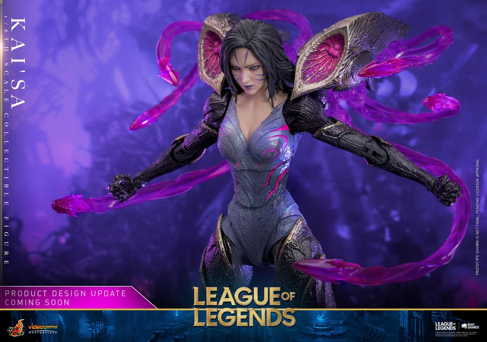 Hot Toys League of Legends Kai’Sa Video Game Masterpiece 1/6 Actionfigur 29 cm