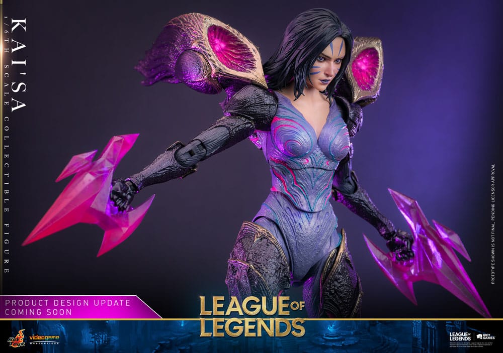 Hot Toys League of Legends Kai’Sa Video Game Masterpiece 1/6 Actionfigur 29 cm