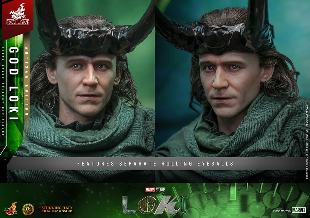 Hot Toys Loki God Loki Deluxe Artisan Edition 1/6 Actionfigur