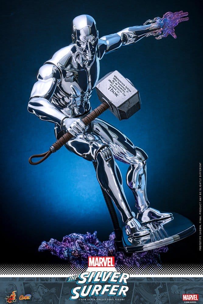 Hot Toys Marvel Actionfigur 1/6 Silver Surfer 32 cm