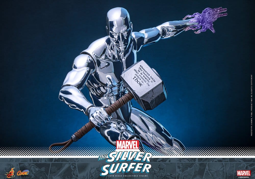 Hot Toys Marvel Actionfigur 1/6 Silver Surfer 32 cm