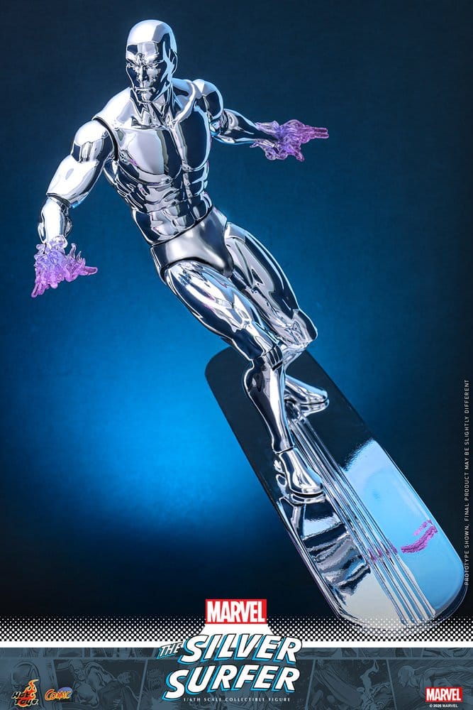 Hot Toys Marvel Actionfigur 1/6 Silver Surfer 32 cm