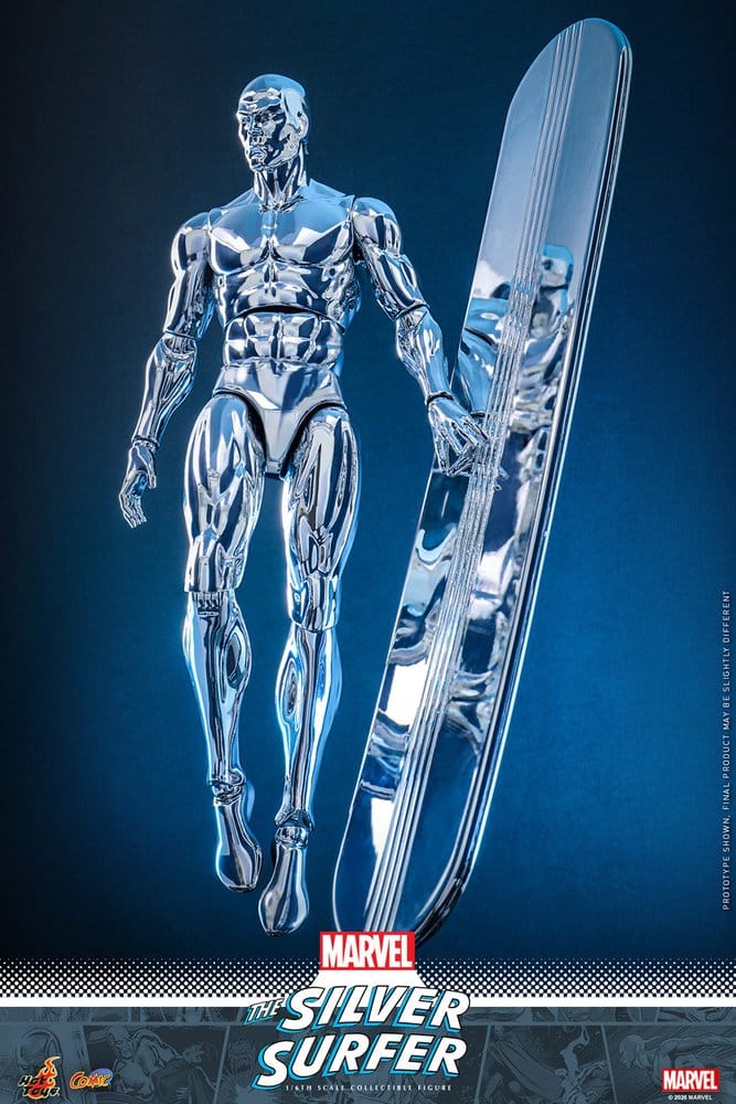 Hot Toys Marvel Actionfigur 1/6 Silver Surfer 32 cm