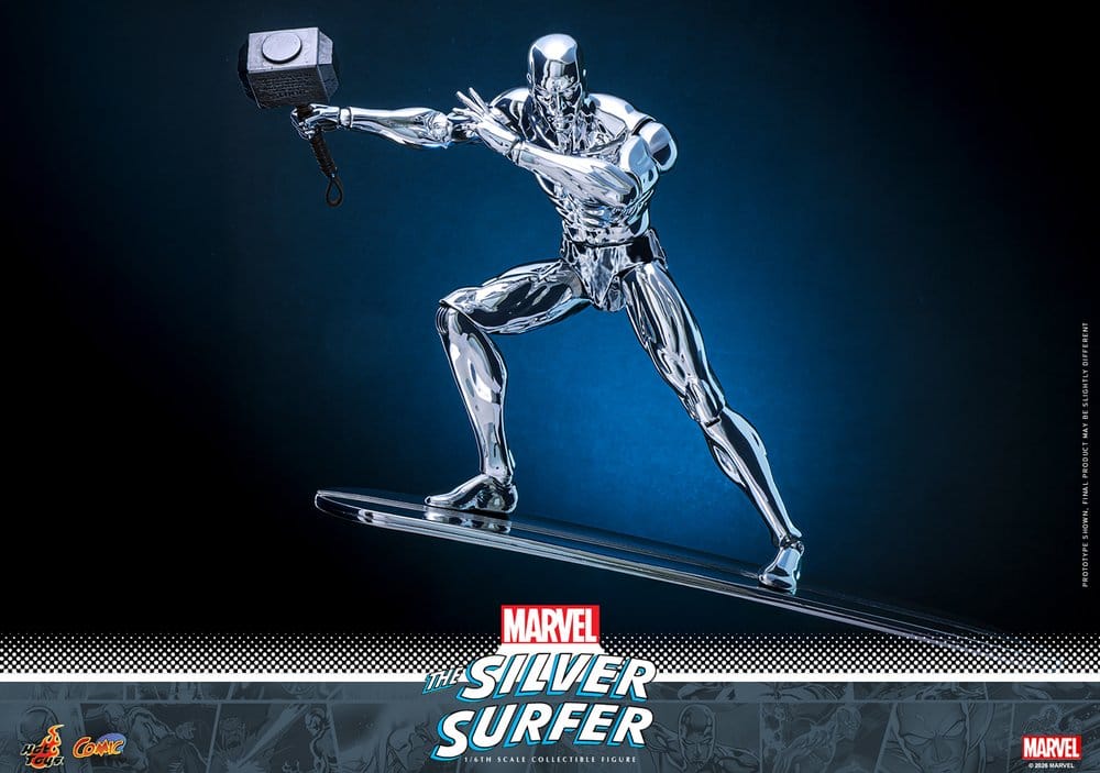 Hot Toys Marvel Actionfigur 1/6 Silver Surfer 32 cm