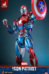 Hot Toys Marvel Comic Iron Patriot Diecast Hot Toys Exclusive 1/6 Actionfigur