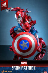 Hot Toys Marvel Comic Iron Patriot Diecast Hot Toys Exclusive 1/6 Actionfigur