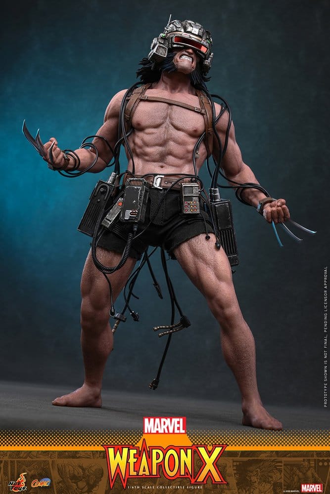 Hot Toys Marvel Comic Masterpiece Weapon X 1/6 Actionfigur
