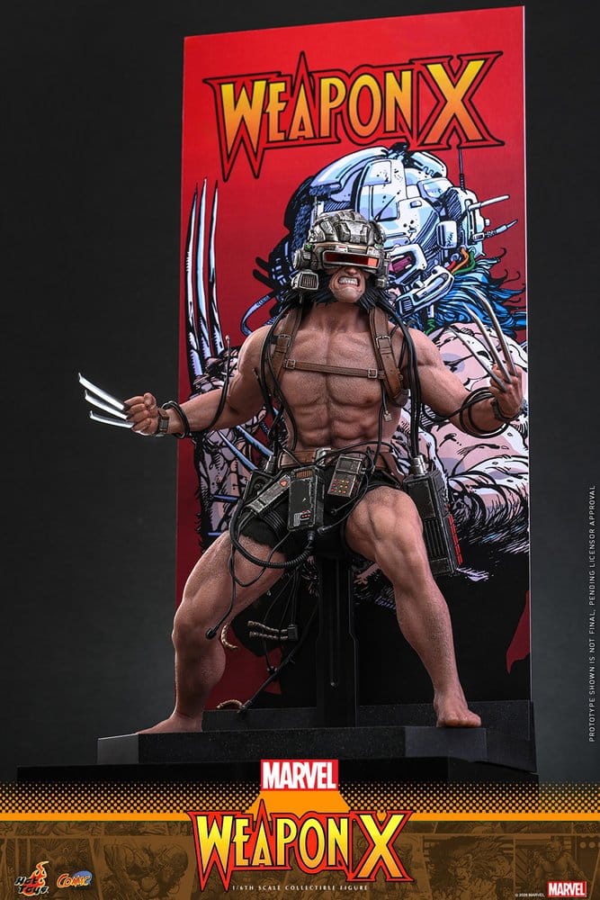 Hot Toys Marvel Comic Masterpiece Weapon X 1/6 Actionfigur