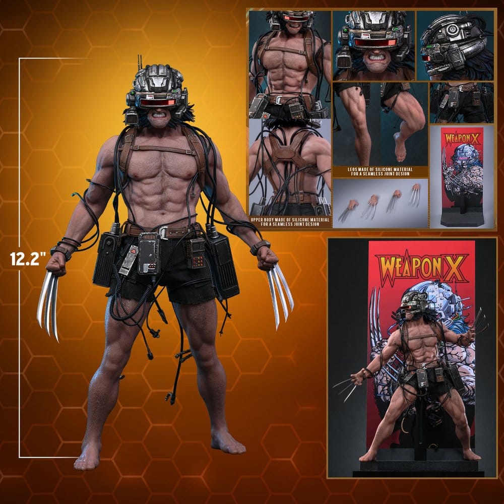 Hot Toys Marvel Comic Masterpiece Weapon X 1/6 Actionfigur