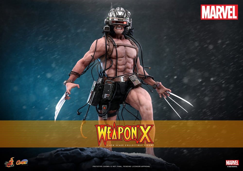 Hot Toys Marvel Comic Masterpiece Weapon X 1/6 Actionfigur