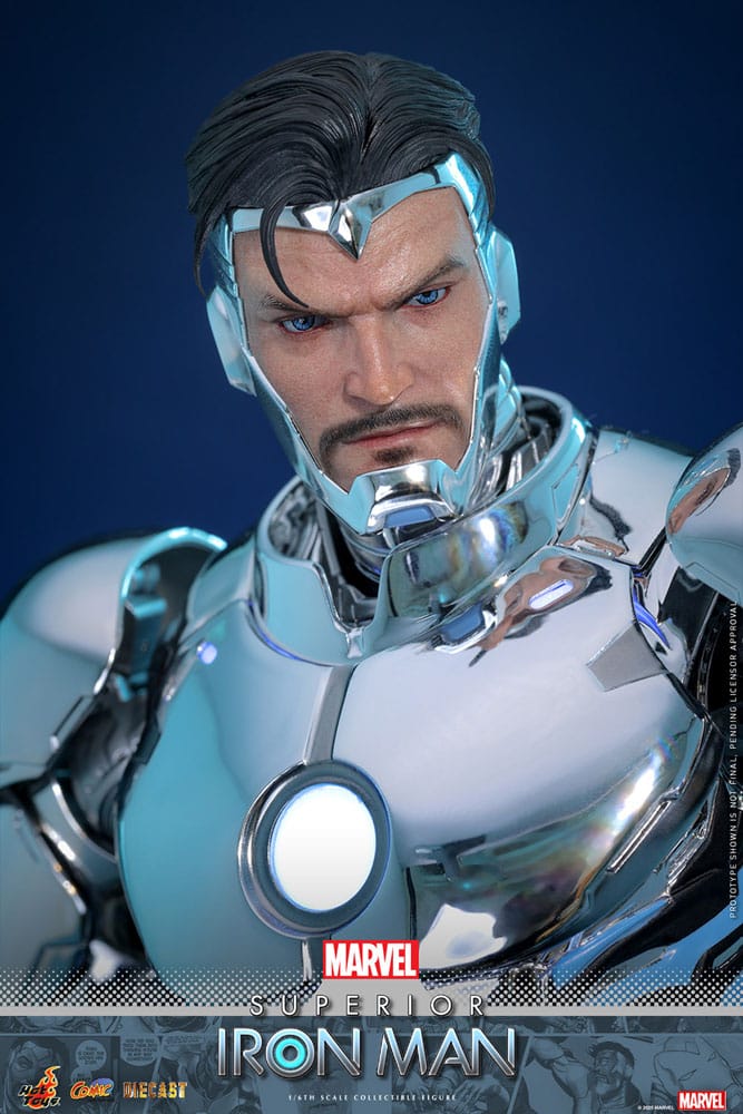 Hot Toys Marvel Comic Superior Iron Man Diecast 1/6 Actionfigur
