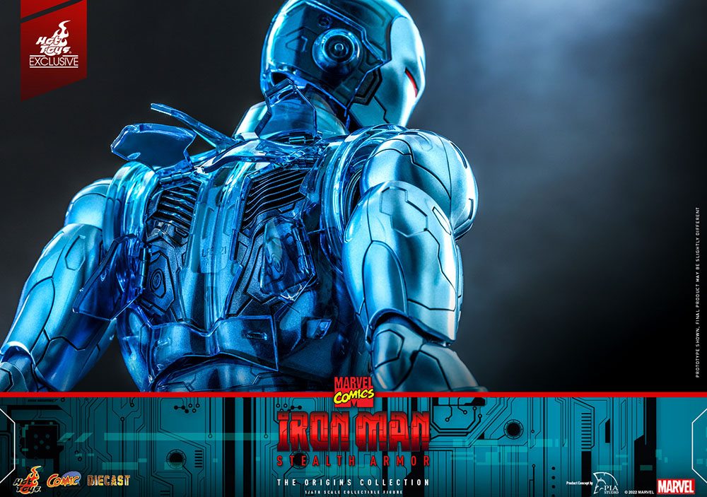 Hot Toys Marvel Comics Diecast Actionfigur 1/6 Iron Man (Stealth Armor) Hot Toys Exclusive 33 cm