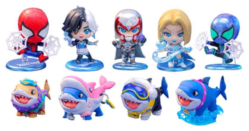 Hot Toys Marvel Cosbi Marvel Rivals Blind Box Display Minifiguren
