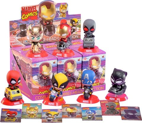 Hot Toys Marvel Cosbi Rider Blind Box Display 9 cm Minifiguren