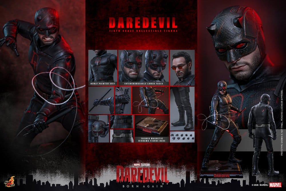 Hot Toys Marvel Daredevil Daredevil Born Again 1/6 Actionfigur
