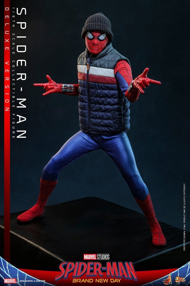 Hot Toys Marvel Spider-Man Brand New Day Spider-Man Deluxe Version 1/6 Actionfigur