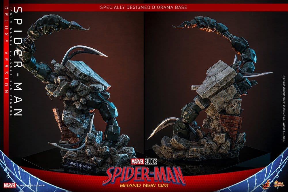 Hot Toys Marvel Spider-Man Brand New Day Spider-Man Deluxe Version 1/6 Actionfigur